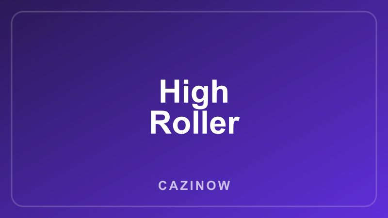High Roller game artwork