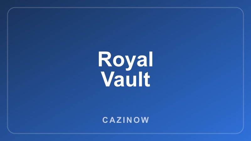 Royal Vault game artwork